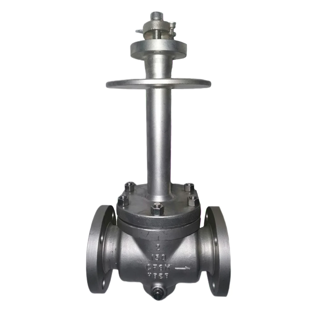 Low Temperature LNG F316 F304L Flanged Top Entry Ball Valve