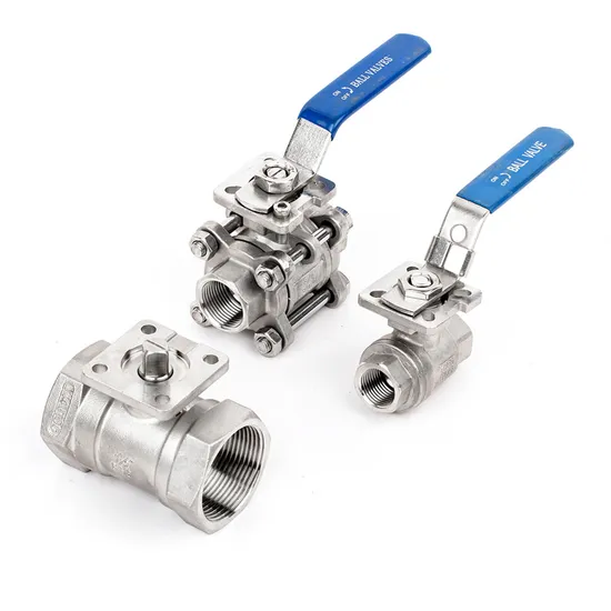 1000 Wog 2PC 3PC Aço Inoxidável 2205 304 316 CF8 CF8m Socket Weld NPT Bsp BSPP BSPT Rosca Fêmea Parafusada Full Bore Solda de Topo Válvula Esférica Roscada Industrial