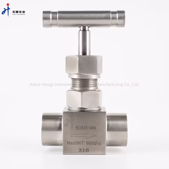 Luva de soldagem de alta pressão, instrumento, válvula de agulha