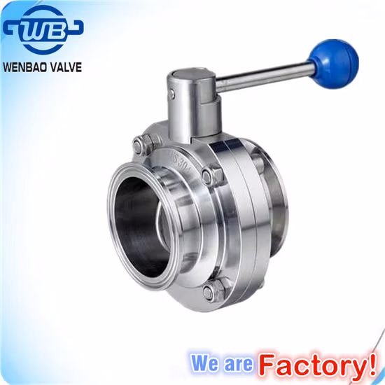 Aço Inoxidável Sanitário 304/316L Manual Tipo Muti