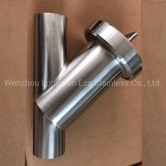 Filtro purificador tipo Y soldado para laticínios de aço inoxidável (JN-ST1007)