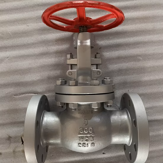API Padrão ASME B16.34 Fabricantes de Válvula Globo Wcb 150lb300lb